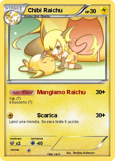 Pokemon Chibi Raichu