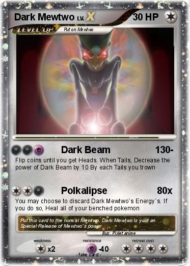 Pokemon Dark Mewtwo