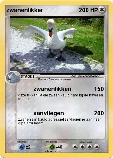 Pokemon zwanenlikker