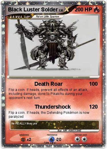 Pokemon Black Luster Solder