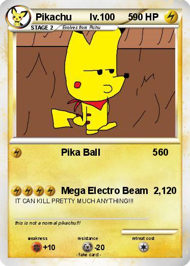 Pokemon Pikachu       lv.100     5