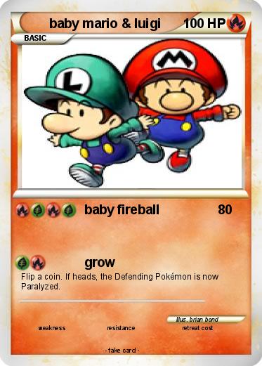 Pokemon baby mario & luigi
