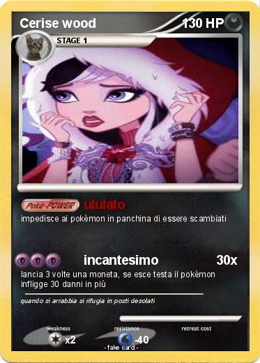 Pokemon Cerise wood