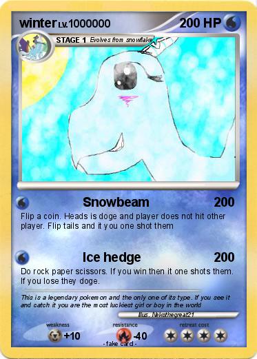 Pokemon winter