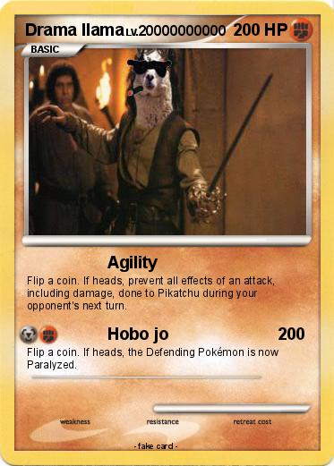 Pokemon Drama llama