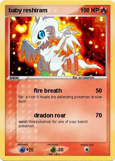 Pokemon baby reshiram