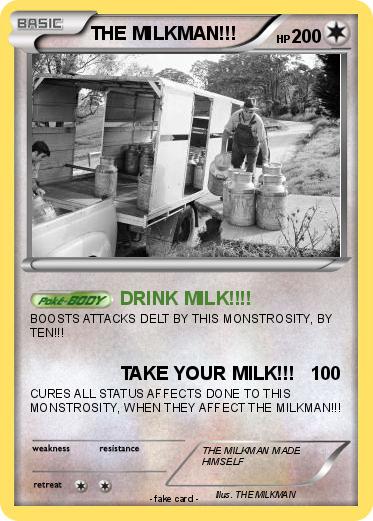Pokemon THE MILKMAN!!!