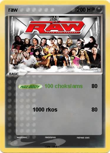 Pokemon raw