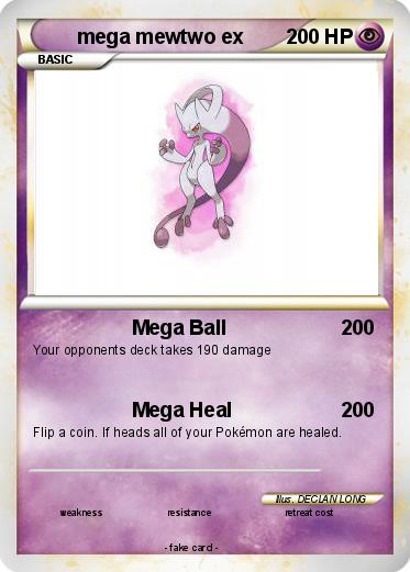 Pokemon mega mewtwo ex