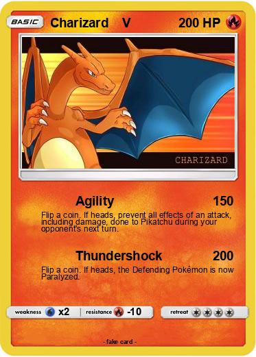 Pokemon Charizard    V