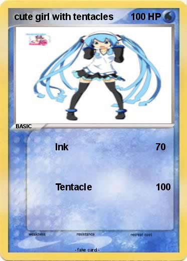 Pokemon cute girl with tentacles