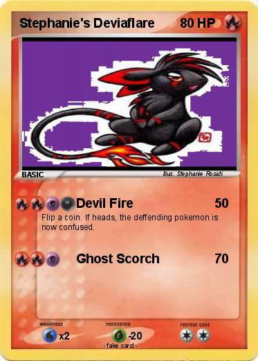 Pokemon Stephanie's Deviaflare
