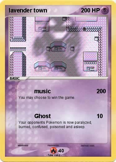 Pokemon lavender town