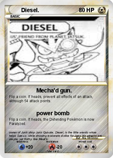 Pokemon Diesel.