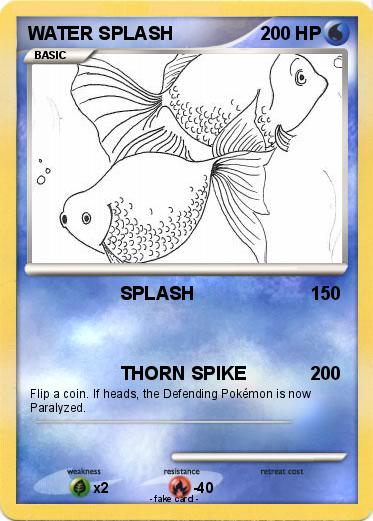Pokemon WATER SPLASH