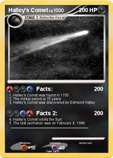 Pokemon Halley's Comet