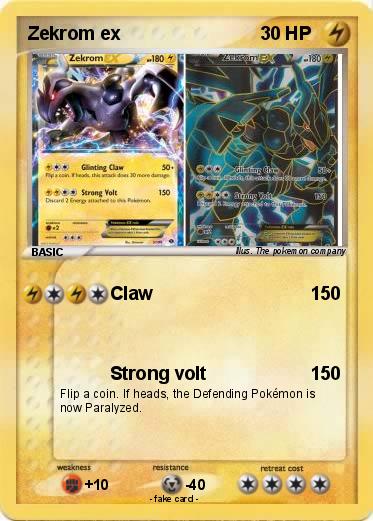 Pokemon Zekrom ex