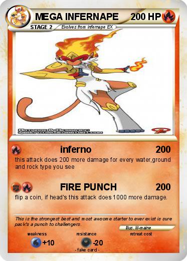 Pokemon MEGA INFERNAPE