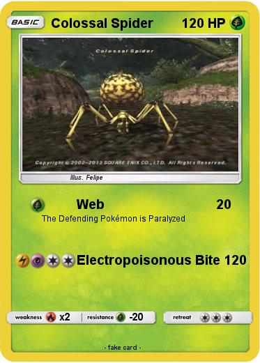Pokemon Colossal Spider