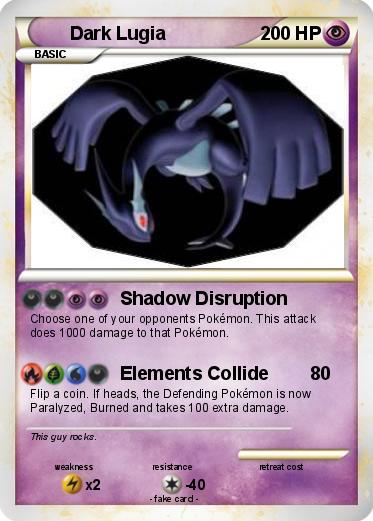 Pokemon Dark Lugia