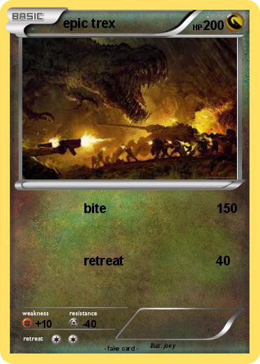 Pokemon epic trex