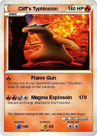 Pokemon Cliff's Typhlosion