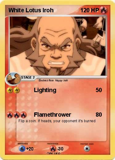 Pokemon White Lotus Iroh