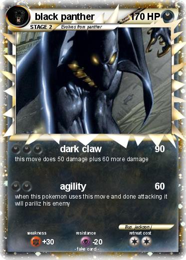 Pokemon black panther