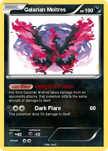 Pokemon Galarian Moltres