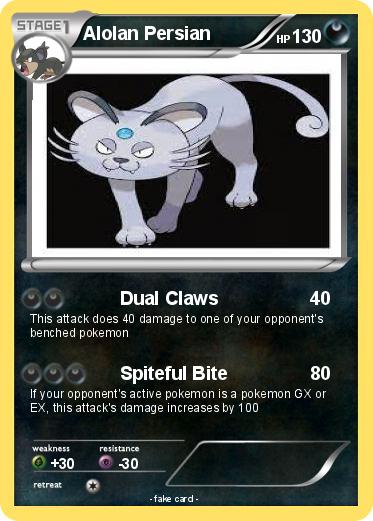 Pokemon Alolan Persian