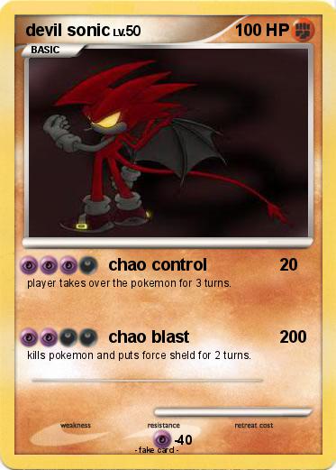 Pokemon devil sonic