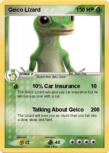 Pokemon Geico Lizard