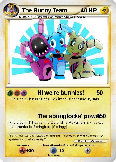 Pokemon The Bunny Team