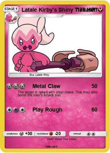 Pokemon Latale Kirby's Shiny Tinkatuff