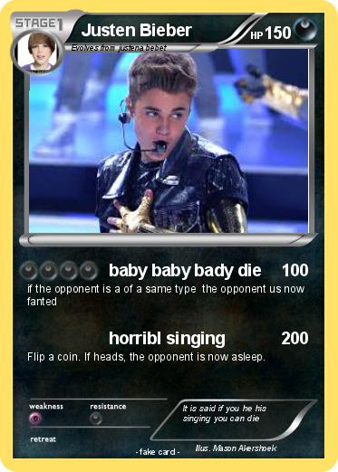 Pokemon Justen Bieber