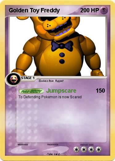 Pokemon Golden Toy Freddy