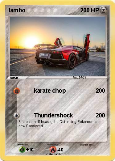 Pokemon lambo