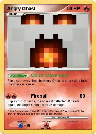Pokemon Angry Ghast