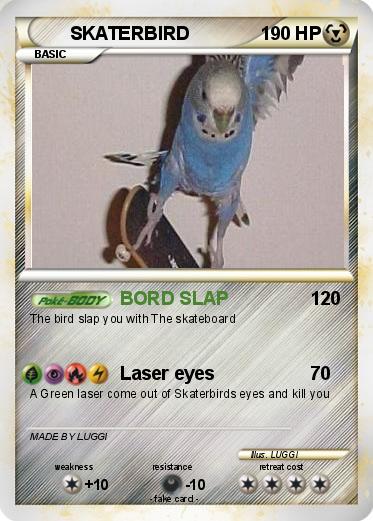 Pokemon SKATERBIRD