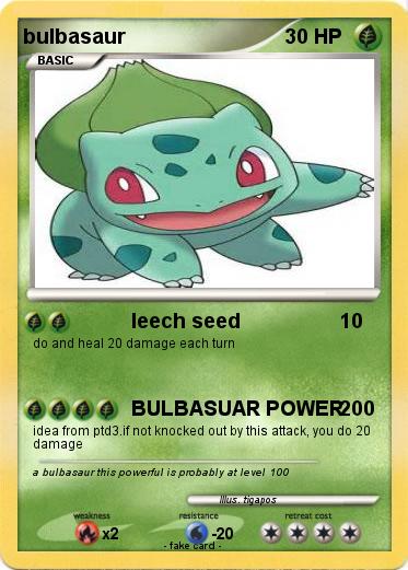 Pokemon bulbasaur