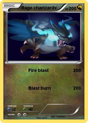 Pokemon Rage charizardx
