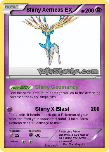 Pokemon Shiny Xerneas EX