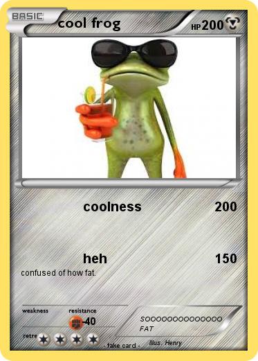 Pokemon cool frog
