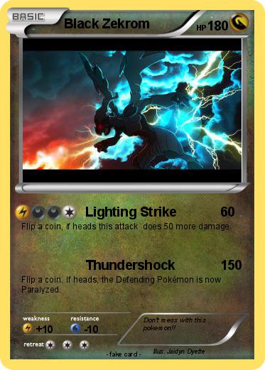 Pokemon Black Zekrom