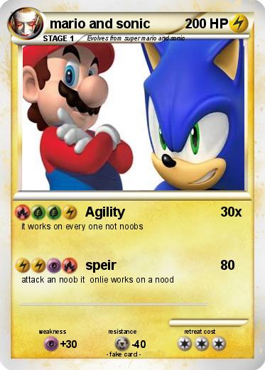 Pokemon mario and sonic