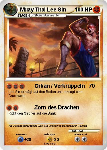 Pokemon Muay Thai Lee Sin