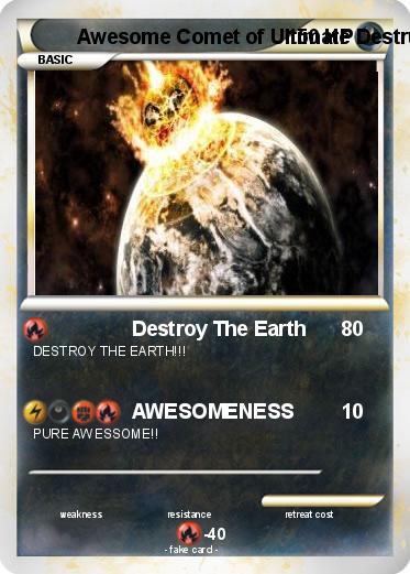 Pokemon Awesome Comet of Ultimate Destruction