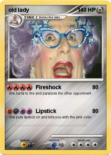 Pokemon old lady