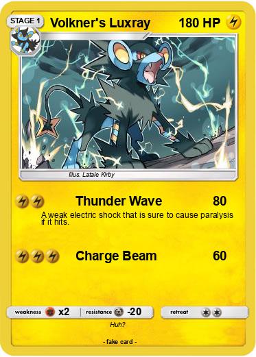 Pokemon Volkner's Luxray