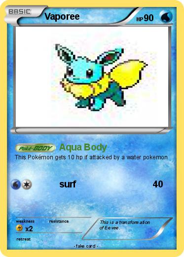 Pokemon Vaporee